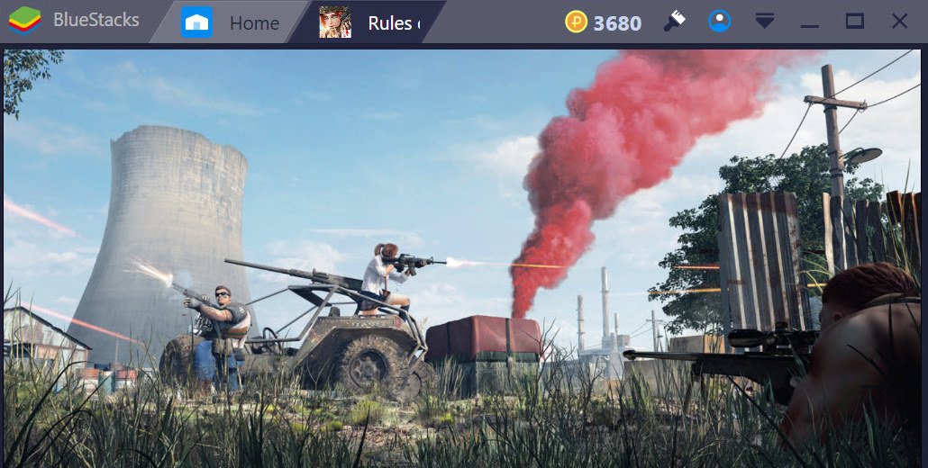 Cách lái xe trong Rules of Survival khi chơi trên BlueStacks