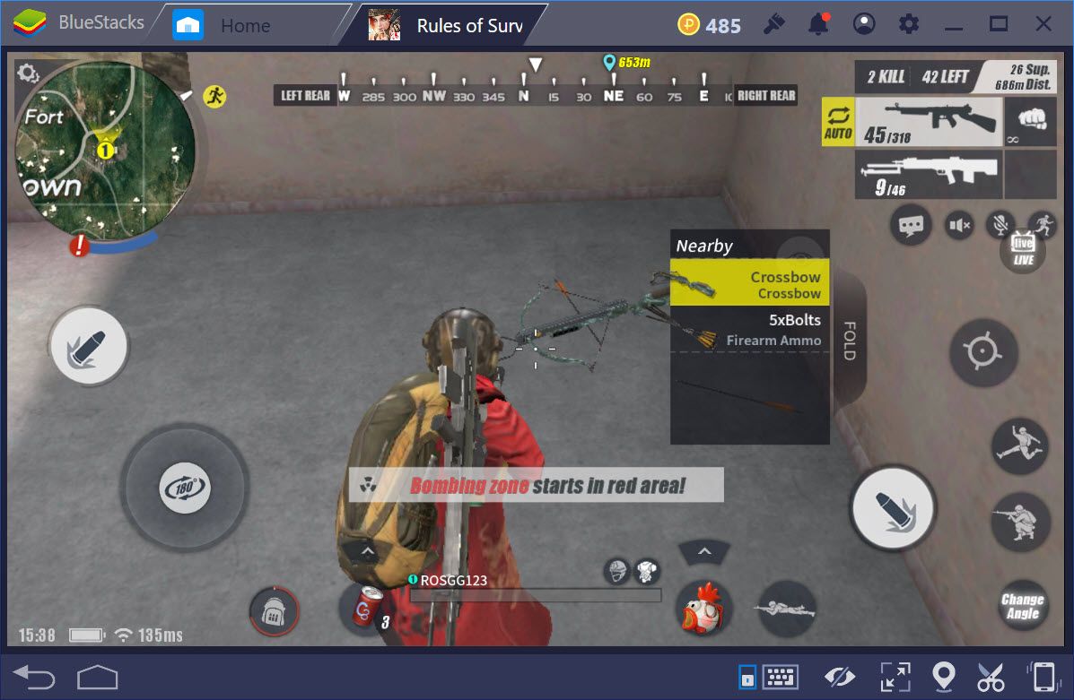 Rules of Survival: G-Launcher là gì, sử dụng được cho trang bị nào?