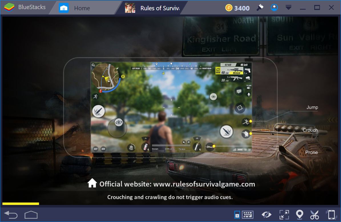 Rules of Survival: Hướng dẫn gán phím tắt khi chơi trên BlueStacks