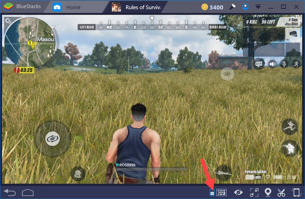 Rules of Survival: Hướng dẫn gán phím tắt khi chơi trên BlueStacks