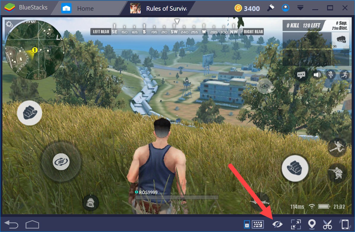 Rules of Survival: Hướng dẫn gán phím tắt khi chơi trên BlueStacks