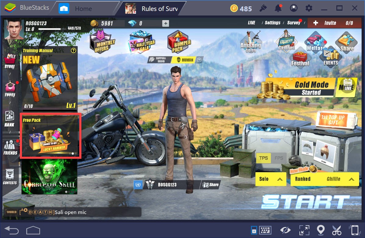 Tìm hiểu LevelPack và cách nhận hàng loạt trang bị trong Rules of Survival