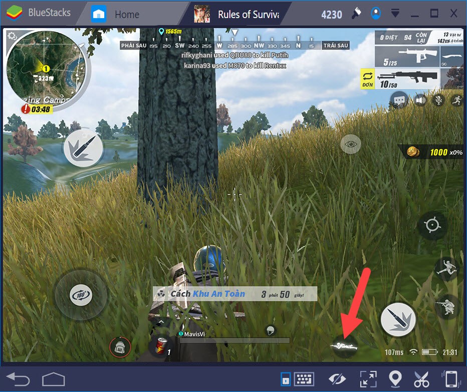 Cách kiếm tiền cực nhanh khi chơi Rules of Survival