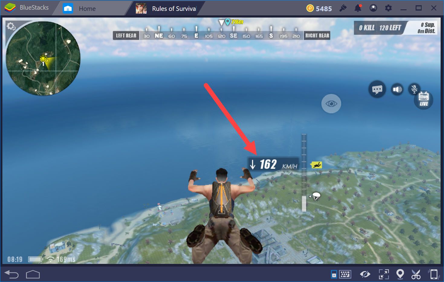 Cách nhảy dù hiệu quả khi chơi Rules of Survival