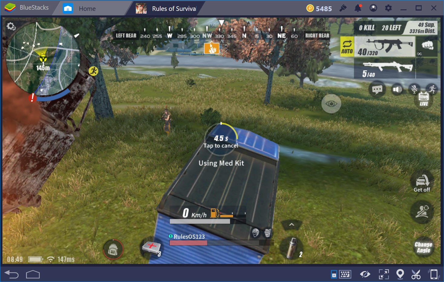 Mẹo đạt Top 1 cực kỳ dễ trong Rules of Survival