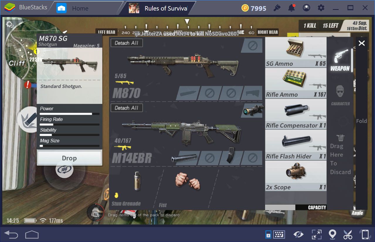 Ưu và nhược điểm Shotgun là gì, sử dụng Shotgun thế nào trong Rules of Survival