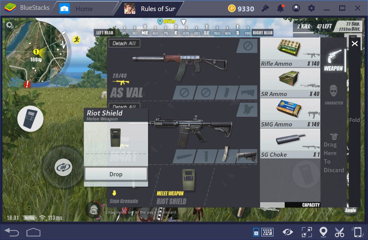 Có nên sử dụng khiên chống đạn trong Rules of Survival ?