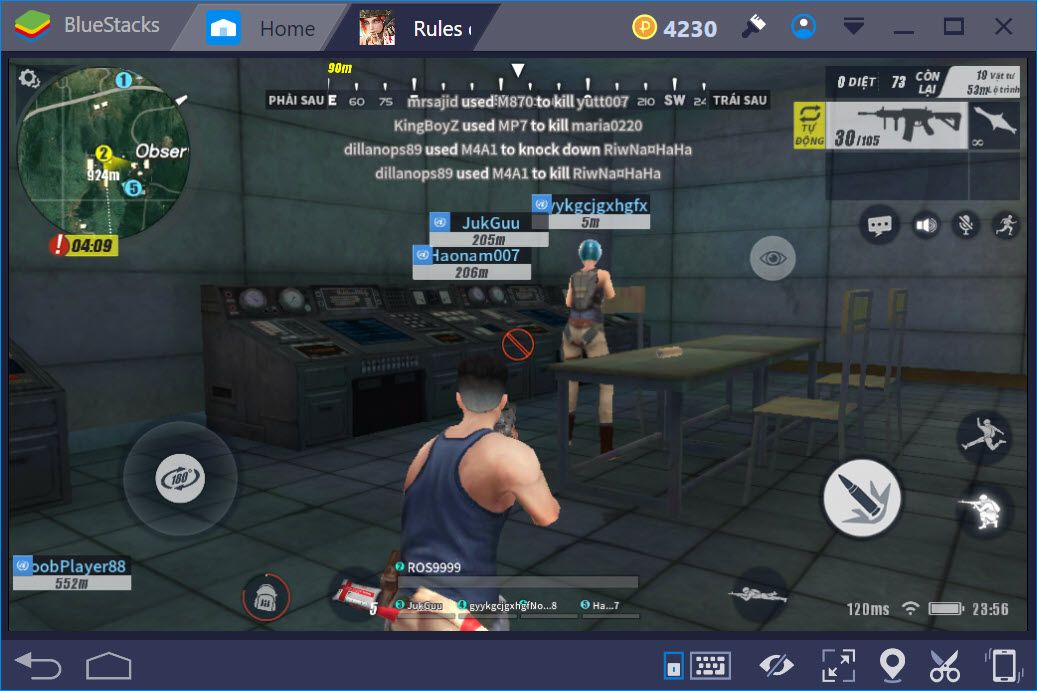 Khám phá các chế độ chơi, chế độ Team trong Rules of Survival