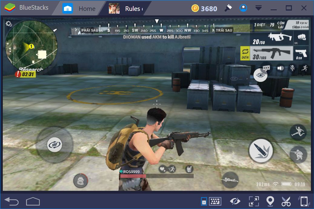 Tất tần tật về các loại vũ khí trong Rules of Survival