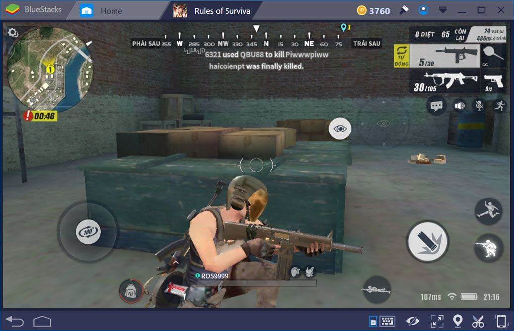 Tất tần tật về các loại vũ khí trong Rules of Survival