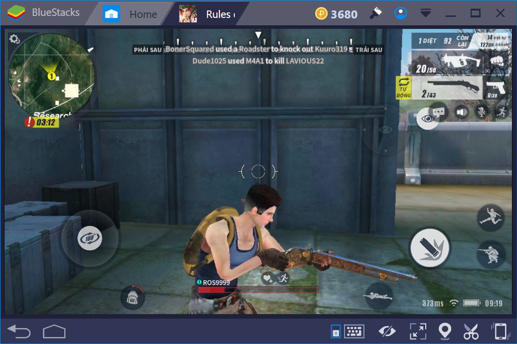 Tất tần tật về các loại vũ khí trong Rules of Survival