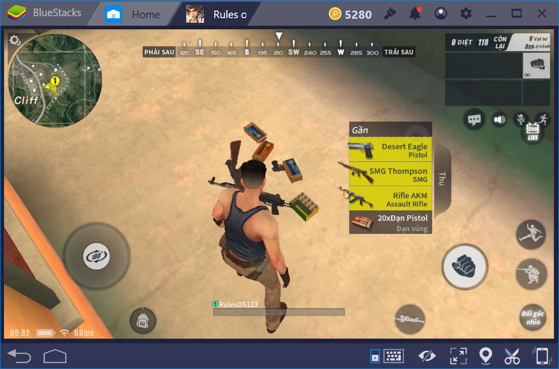 Nên làm gì sau khi nhảy dù xuống trong Rules of Survival