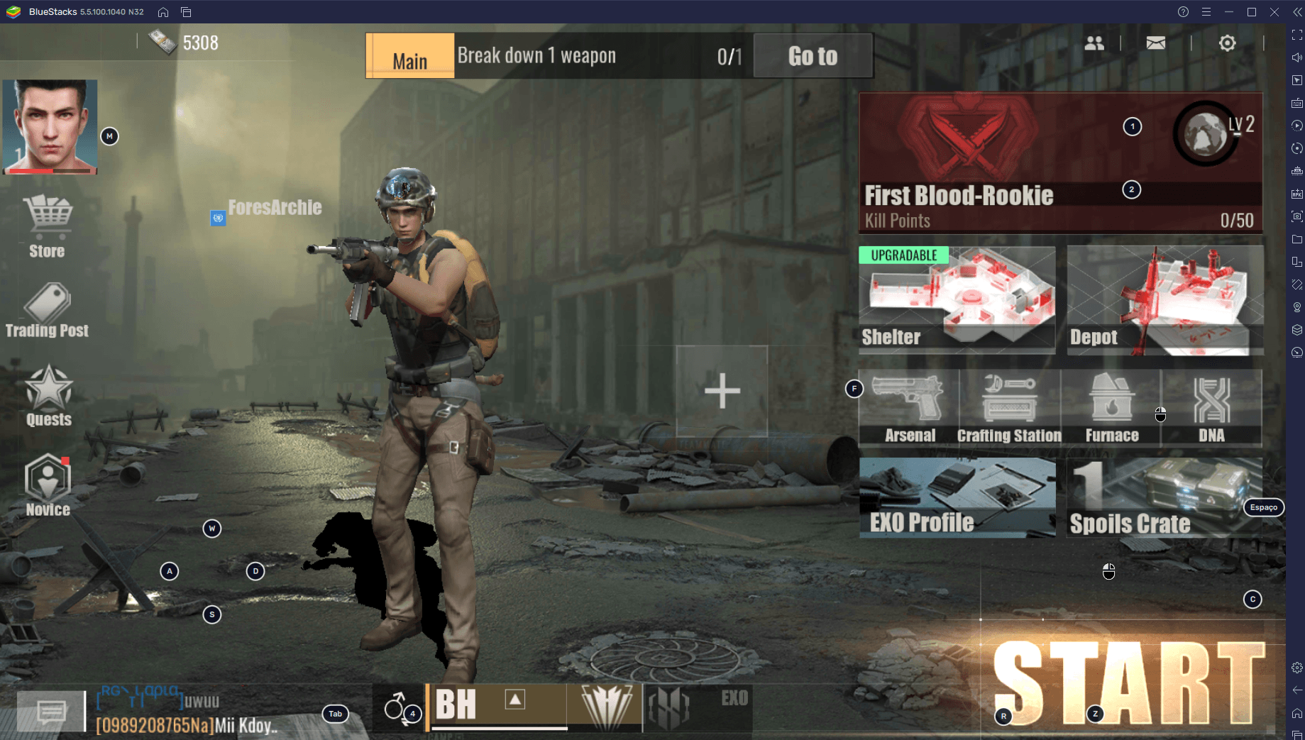 Como jogar Rules of Survival 2.0 no PC com BlueStacks