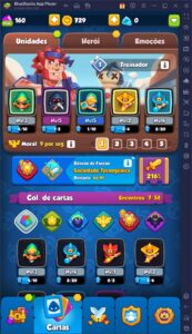 Guia BlueStacks para montar o Deck Perfeito em Rush Royale