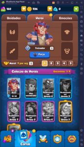 Guia BlueStacks para montar o Deck Perfeito em Rush Royale