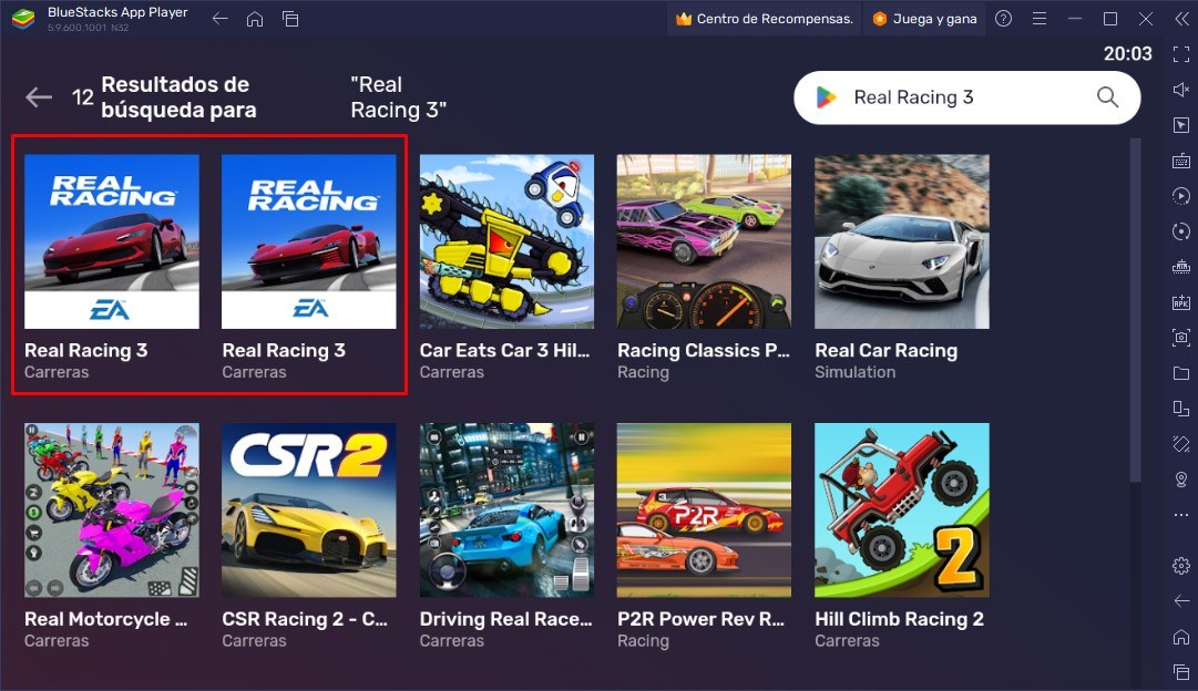 Cómo jugar Real Racing 3 en PC con BlueStacks