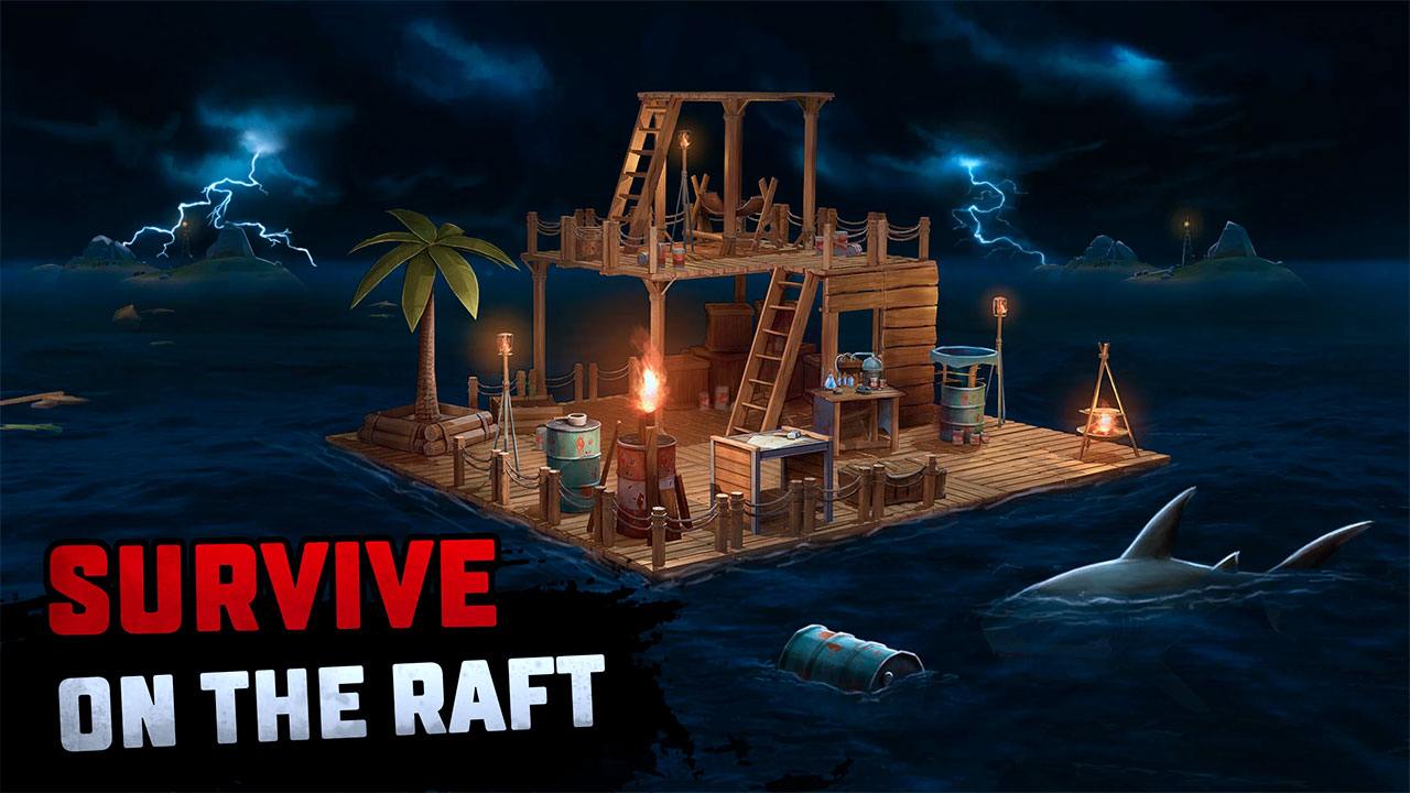 Cùng chơi Raft Survival - Ocean Nomad trên PC với BlueStacks