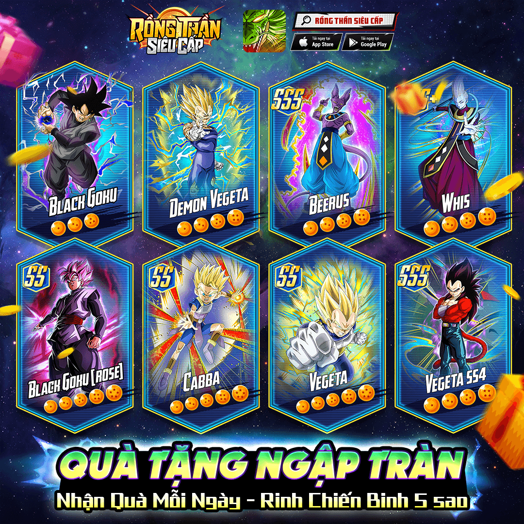 Rồng Thần Siêu Cấp: Game đấu tướng Dragon Ball với điểm nhấn là các skill QTE hoành tráng