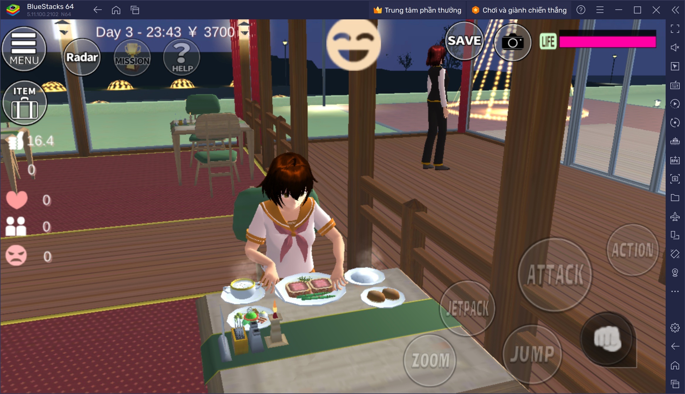 Hướng dẫn tân thủ chơi SAKURA School Simulator trên PC