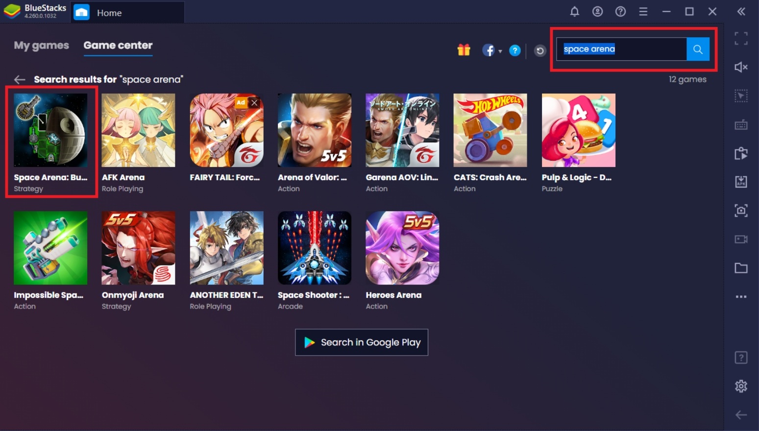 How to Play Space Arena on PC with BlueStacks