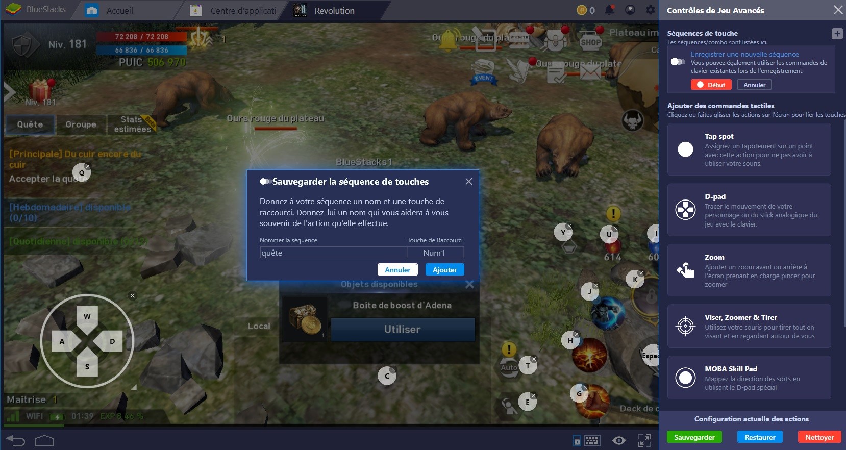 Plus de fun dans Lineage 2 : Revolution grâce au Combo Key de BlueStacks