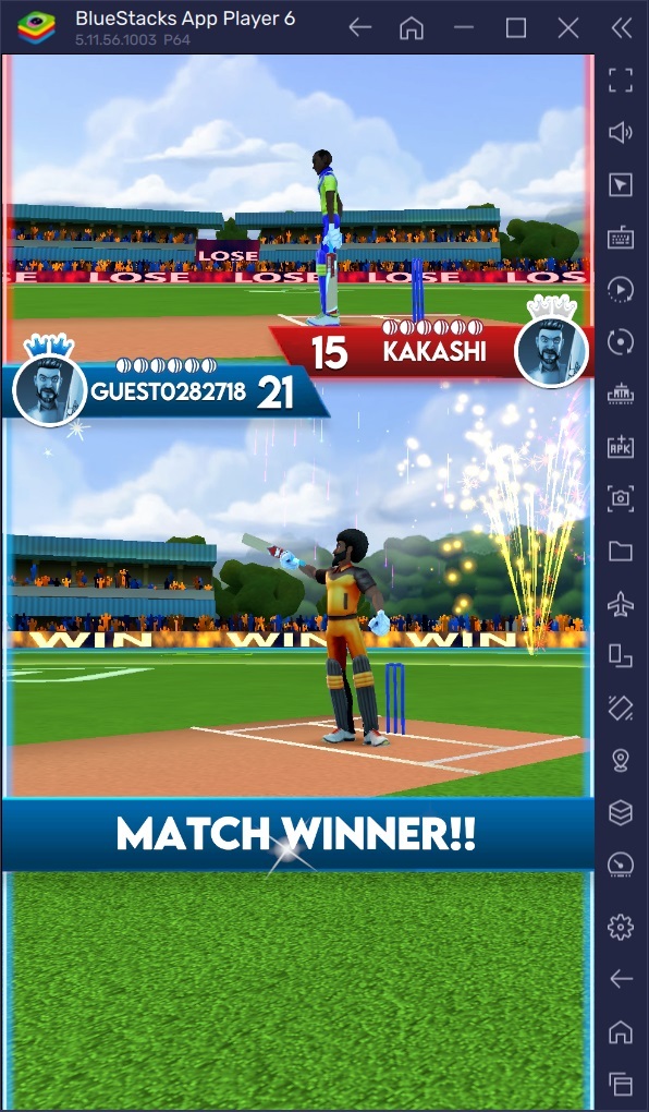 Какие инструменты BlueStacks помогут вам улучшить результаты в Stick Cricket Clash?