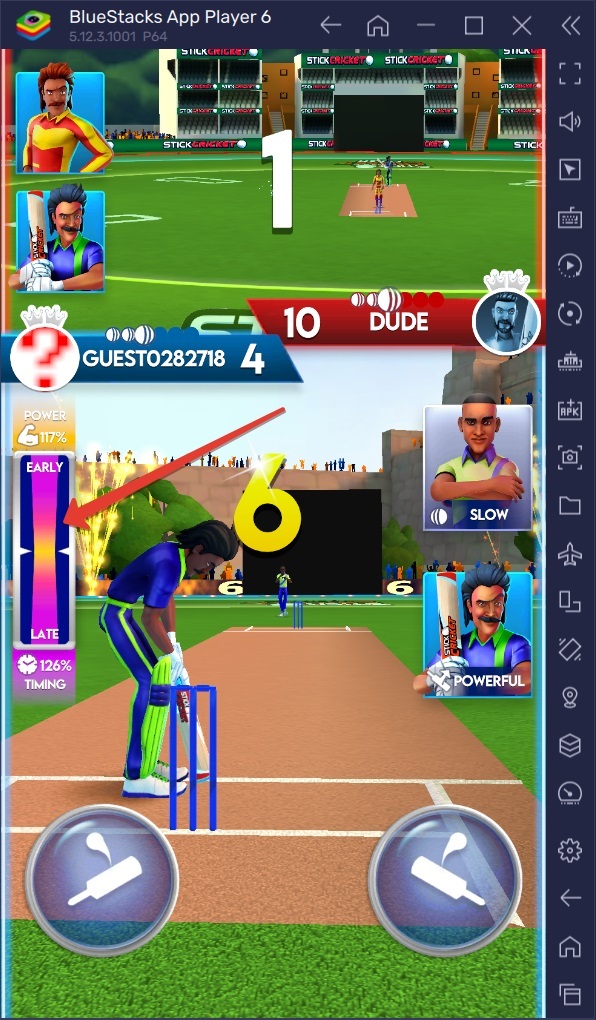 Как играть и выигрывать матчи в Stick Cricket Clash