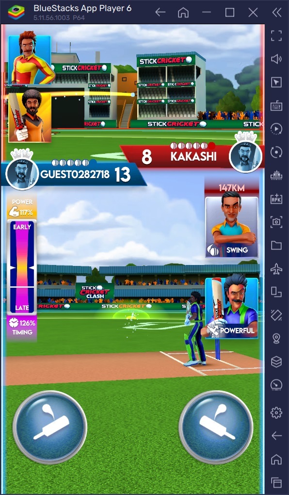 Как скачать и играть в Stick Cricket Clash на ПК с BlueStacks?