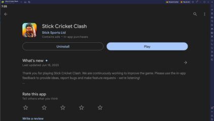 How to Play Stick Cricket Clash on PC with BlueStacks