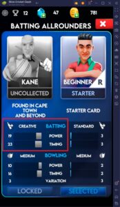 Stick Cricket Clash - Card Tier List