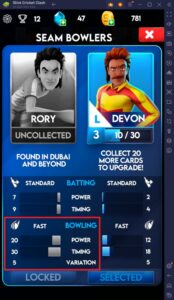 Stick Cricket Clash - Card Tier List