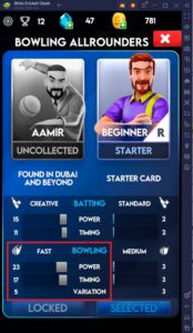 Stick Cricket Clash - Card Tier List