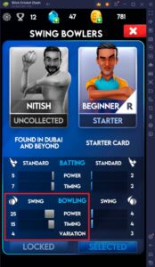 Stick Cricket Clash - Card Tier List