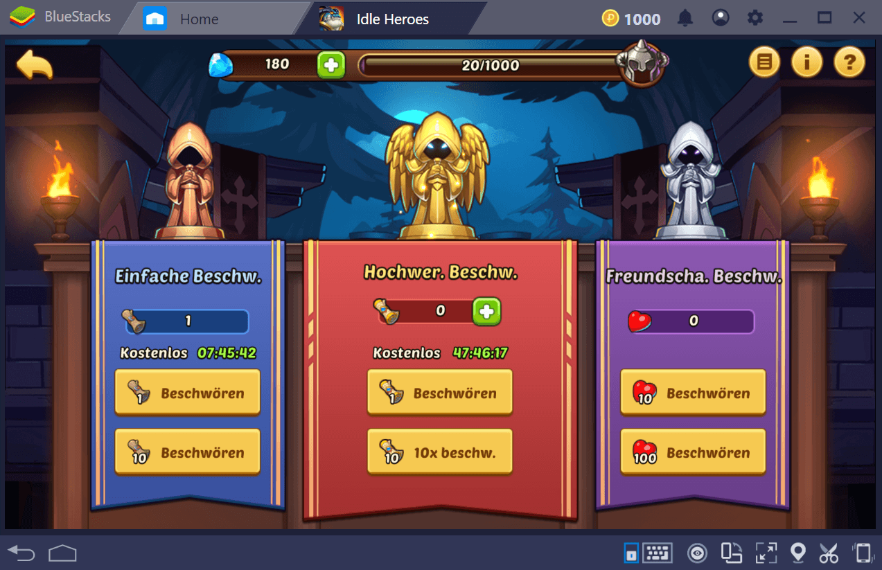 Ein Guide zu Gebäuden in Idle Heroes