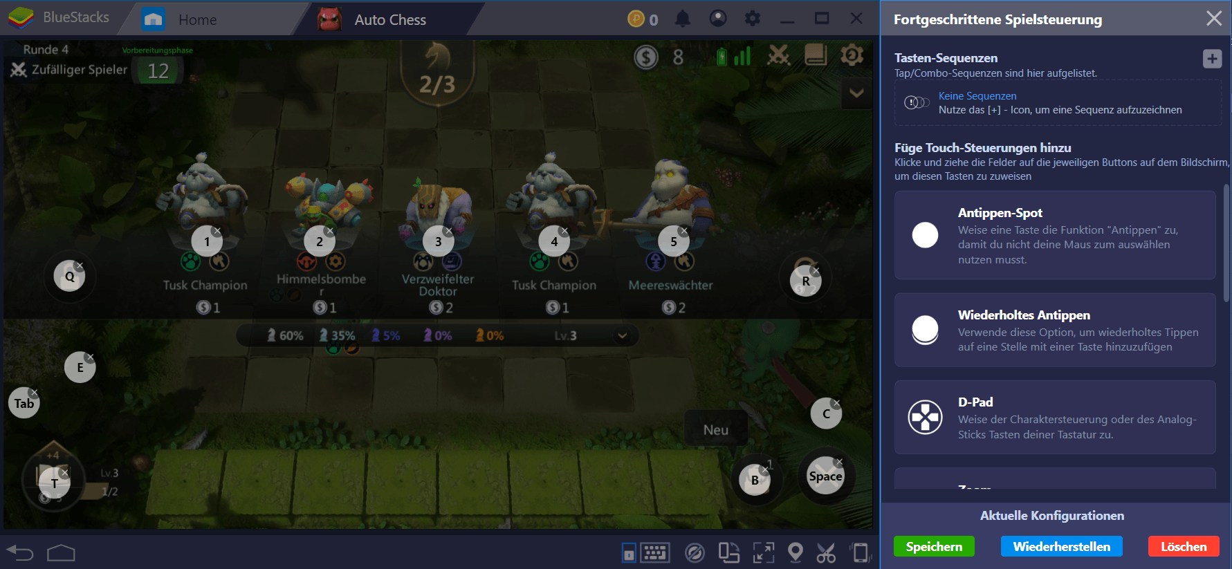 BlueStacks Installations- and Bedienungs-Guide für Auto Chess