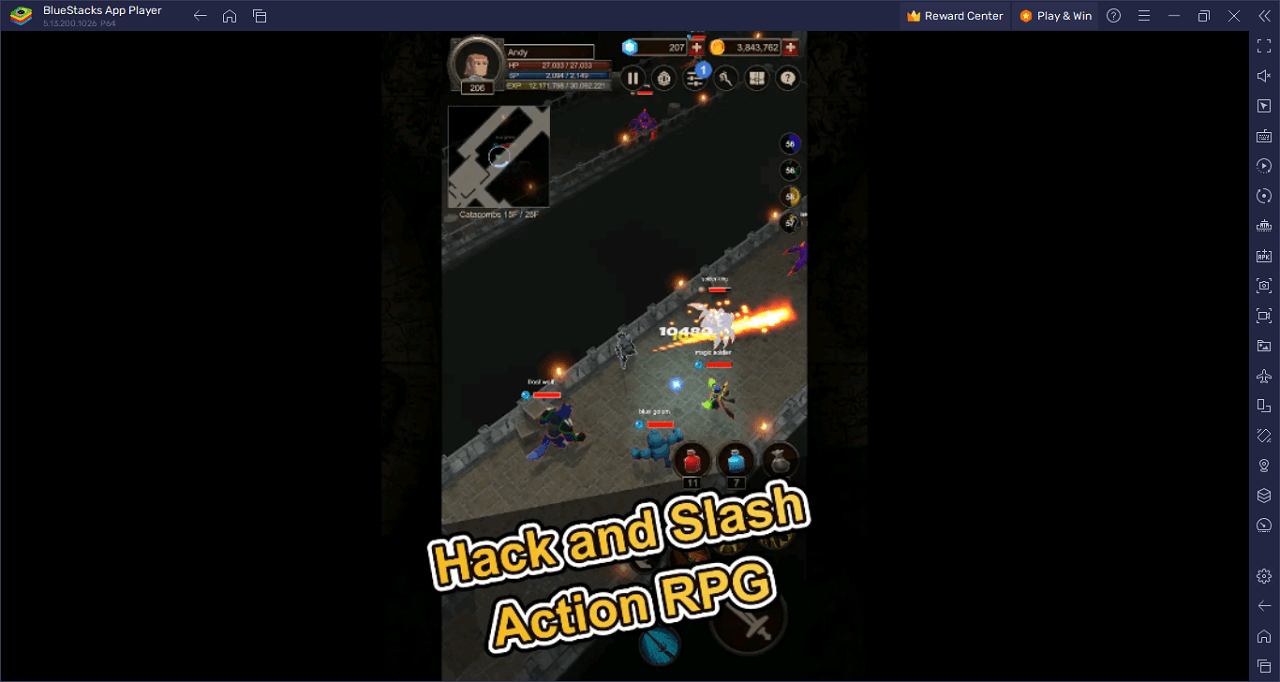 How to Play seeker2: Hack&Slash Action RPG on PC With BlueStacks