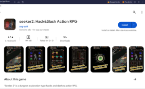 How to Play seeker2: Hack&Slash Action RPG on PC With BlueStacks