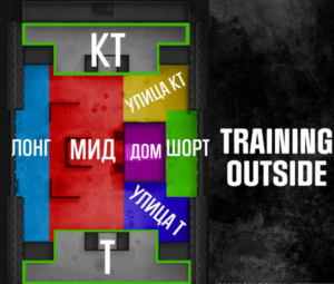 Гайд по игре на карте Training Outside в Standoff 2. Удобные позиции и тактики для победы в матче