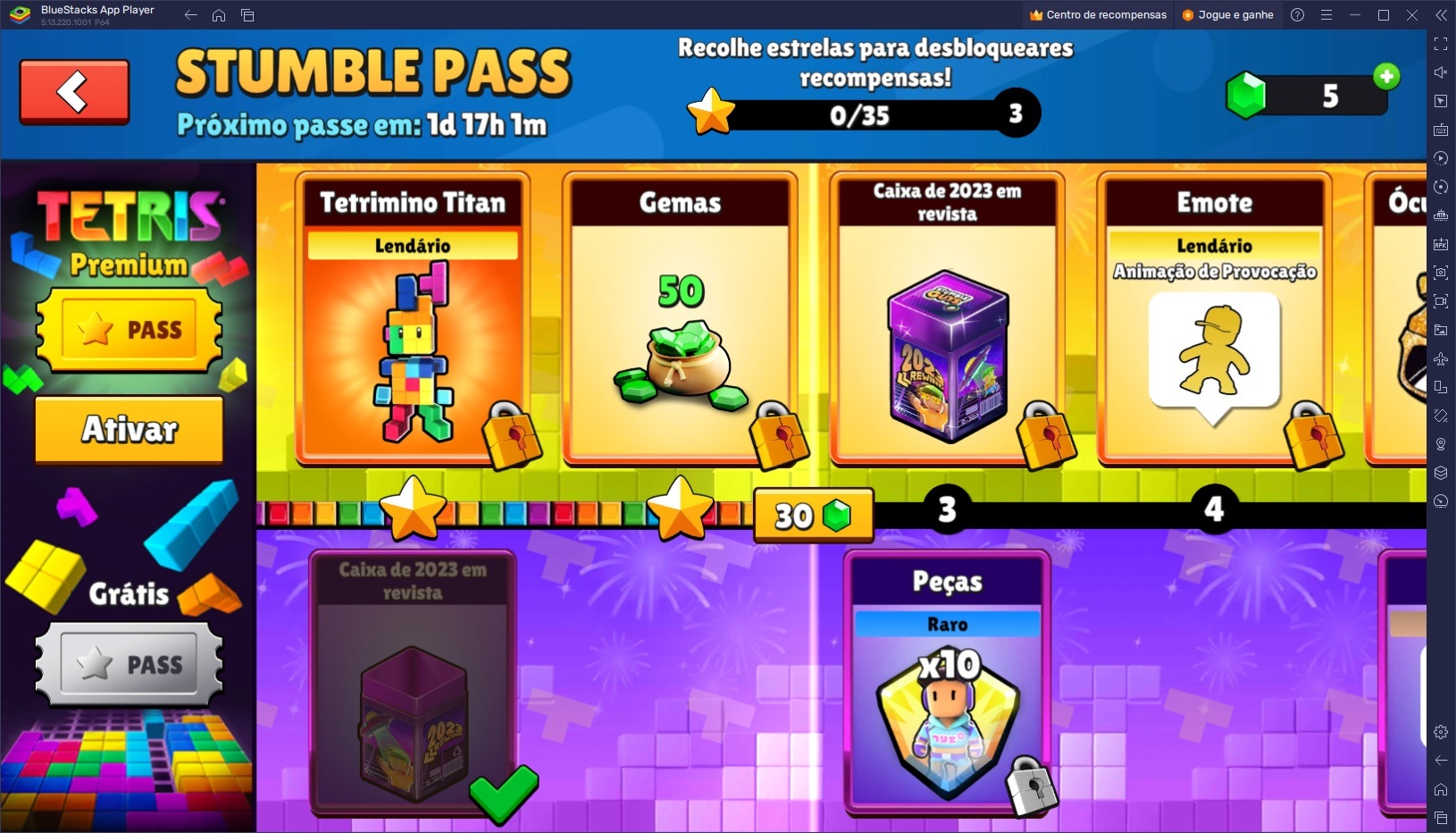 Explore a Empolgante Atualização 0.62 do Stumble Guys no PC com o BlueStacks