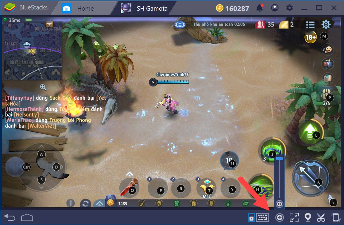 Thiết lập Game Controls khi chơi Survival Heroes Gamota với BlueStacks