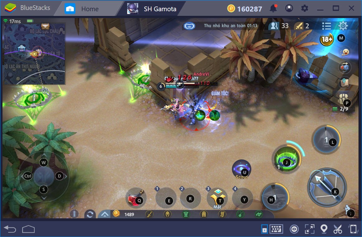 Thiết lập Game Controls khi chơi Survival Heroes Gamota với BlueStacks