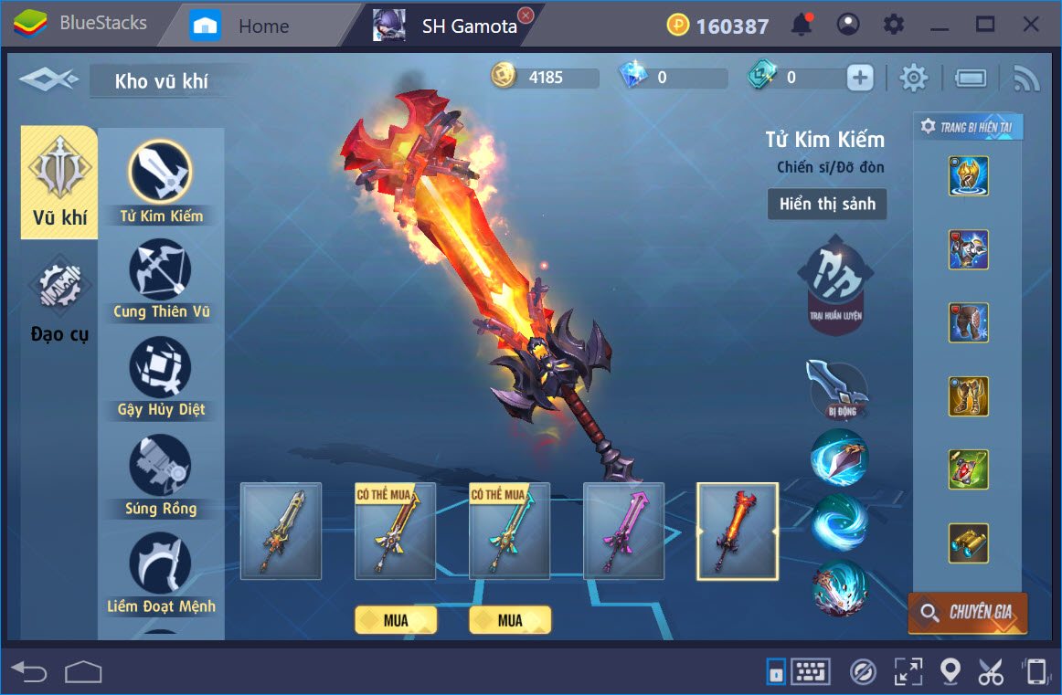 Giới Thiệu Hệ Thống Vũ Khi Trong Survival Heroes Gamota Bluestacks