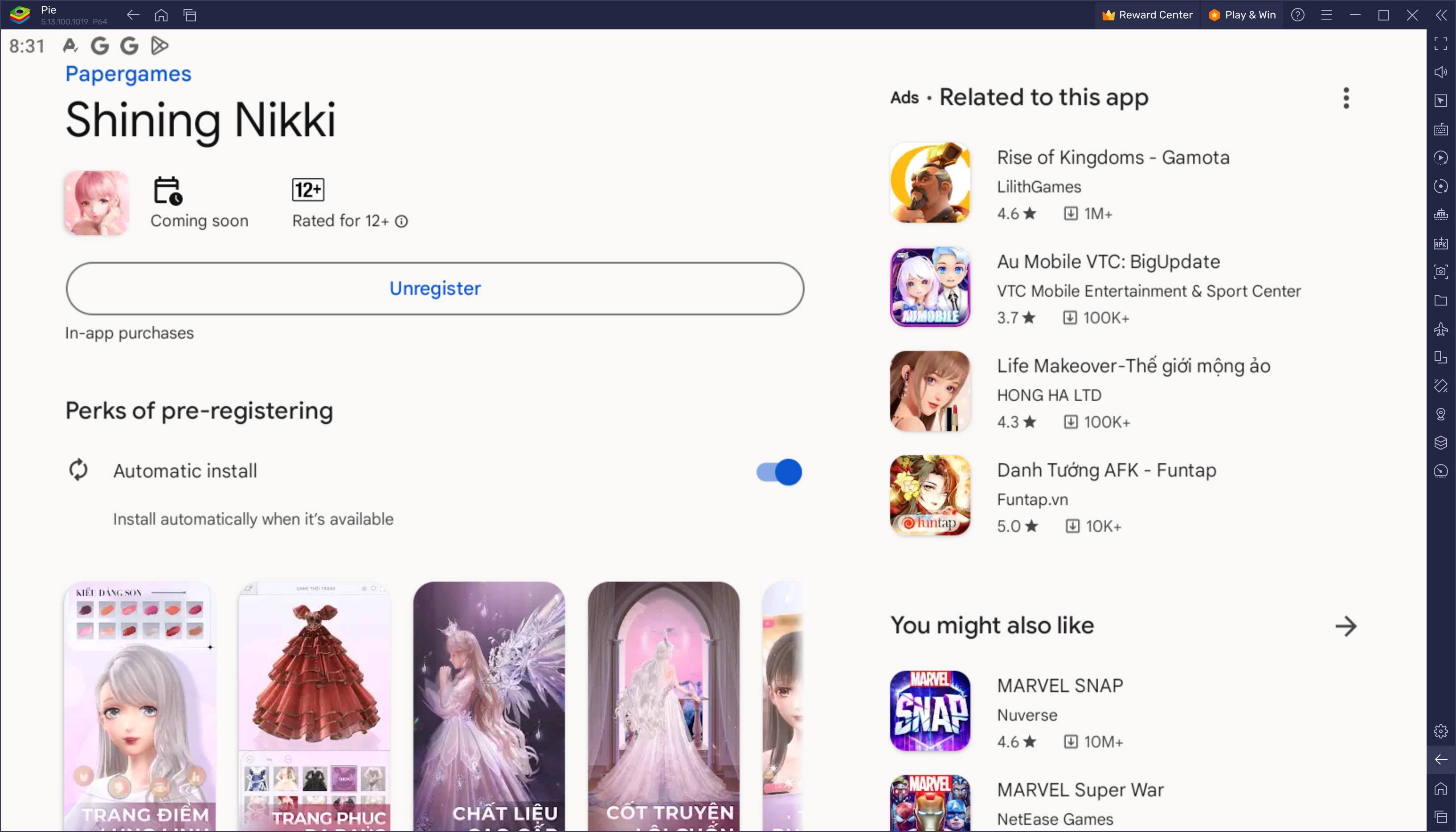 Chơi Shining Nikki trên PC, thử làm quản lý người mẫu cùng BlueStacks