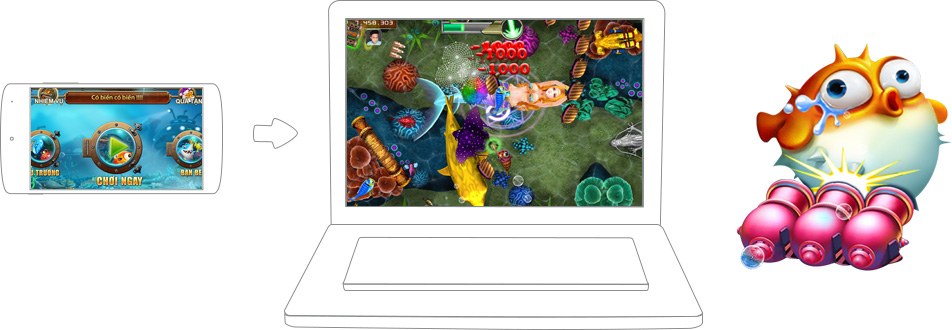 Chơi Bắn cá siêu thị on PC 17