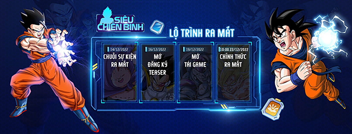 Game Siêu Chiến Binh thông báo lộ trình phát hành, ra mắt chính thức ngày 22/12