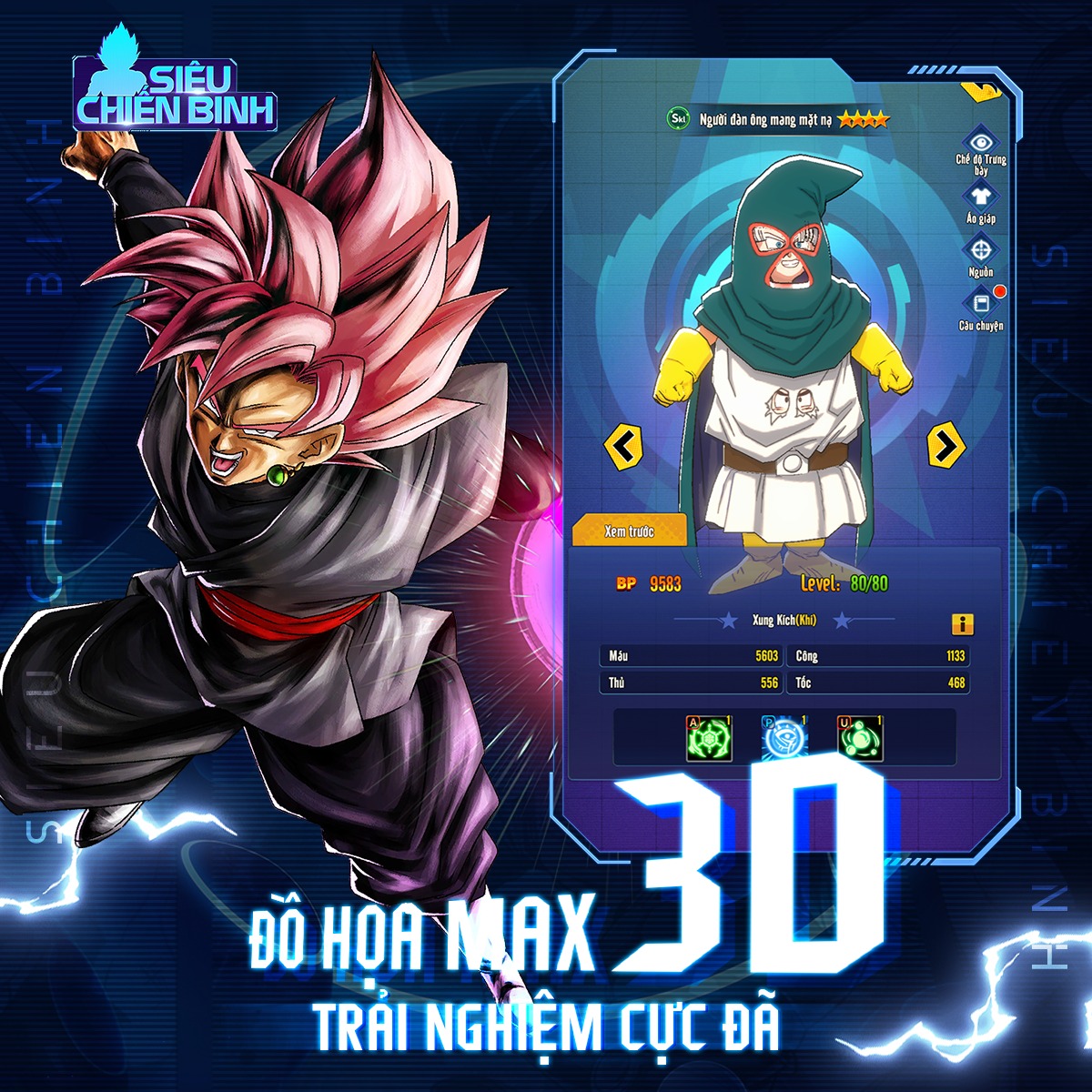 Siêu Chiến Binh: Game đấu tướng Dragon Ball màn hình dọc sắp ra mắt