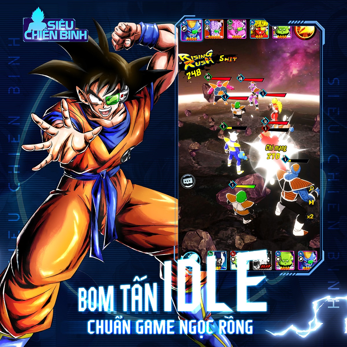 Siêu Chiến Binh: Game đấu tướng Dragon Ball màn hình dọc sắp ra mắt