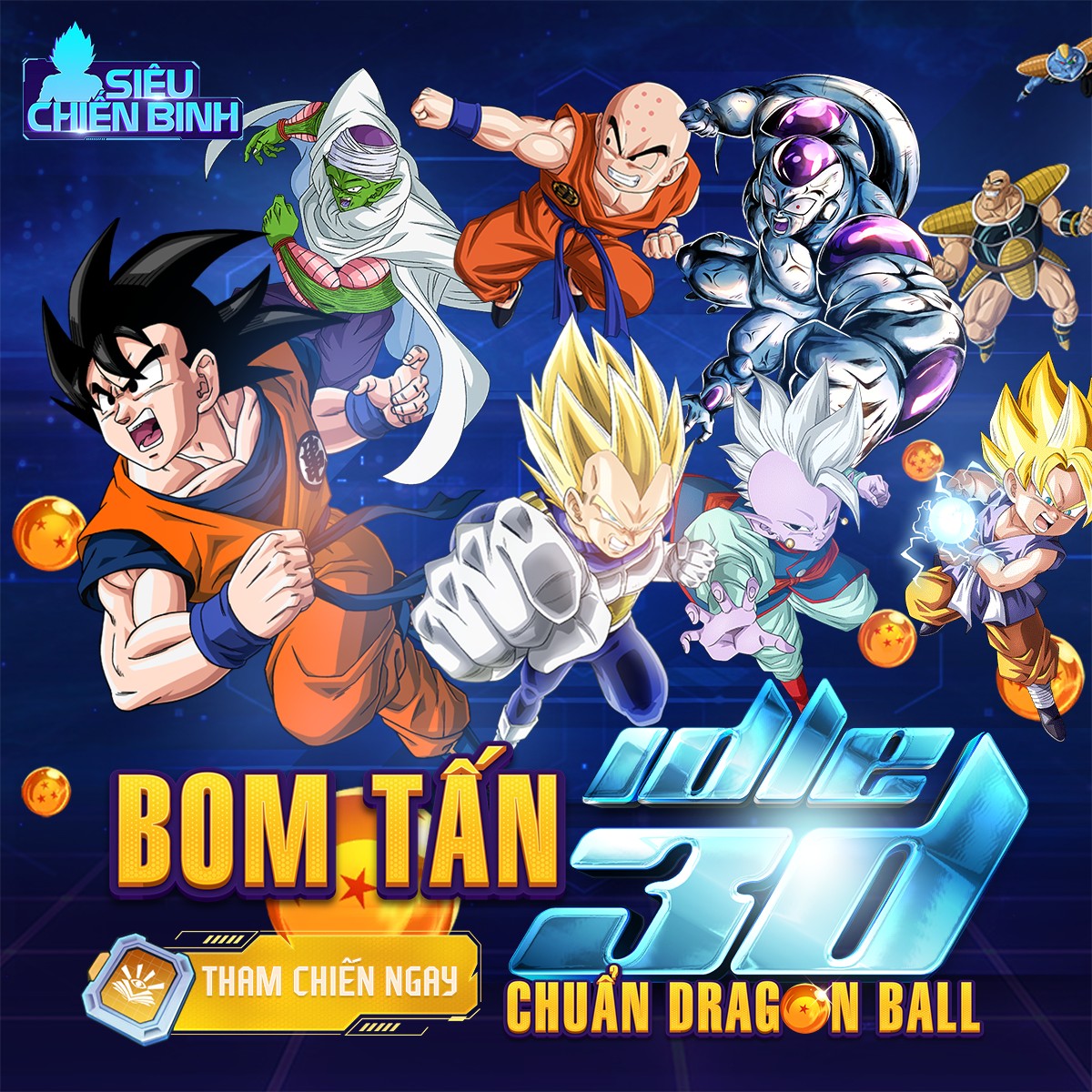 Siêu Chiến Binh: Game đấu tướng Dragon Ball màn hình dọc sắp ra mắt