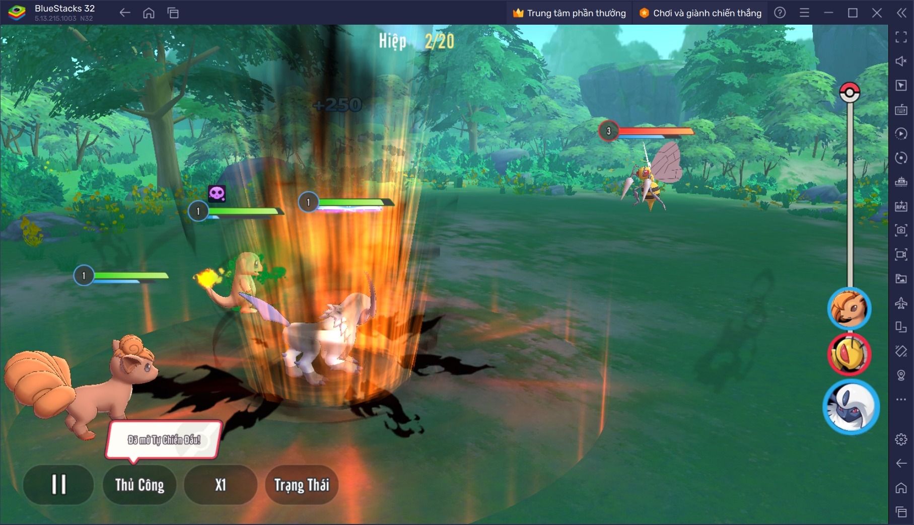 Trải nghiệm game Pokémon mới Siêu Học Viện 3D trên PC cùng BlueStacks