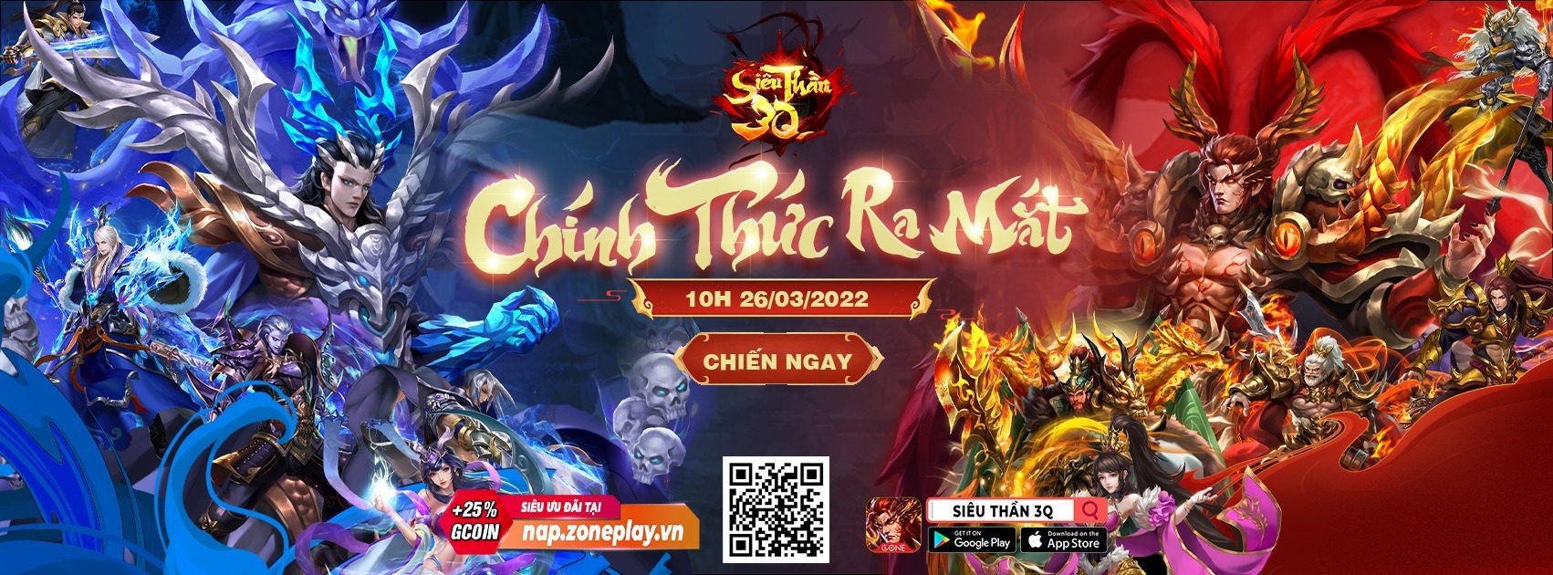 Game thẻ tướng hành động Siêu Thần 3Q chính thức ra mắt